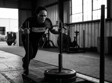 Load image into Gallery viewer, Competitive T-Shirt — running — black and white editorial