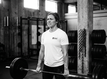 Load image into Gallery viewer, Physical Fighter T-Shirt — lifting — black and white editorial