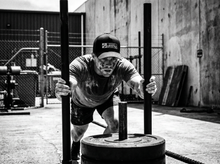 Load image into Gallery viewer, PHYSICAL Lifestyle Low Profile Mesh Back Trucker Hat — running — black and white editorial