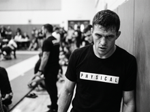 Load image into Gallery viewer, Physical Icon T-Shirt — tournament — black and white editorial