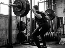 Load image into Gallery viewer, Physical Grappler Sweat Pants — lifting — black and white editorial