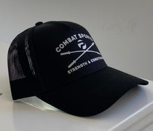 Load image into Gallery viewer, Combat Sports Low Profile Mesh Back Trucker Hat